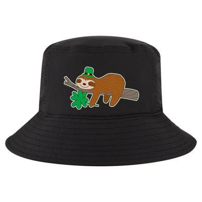 Cute Funny St Patrick's Day Sloth Cool Comfort Performance Bucket Hat