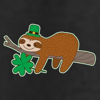 Cute Funny St Patrick's Day Sloth Cool Comfort Performance Bucket Hat