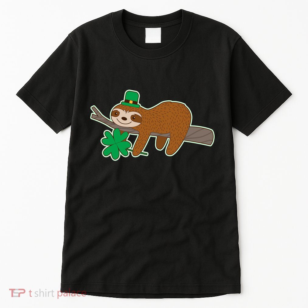Cute Funny St Patrick's Day Sloth Tall T-Shirt