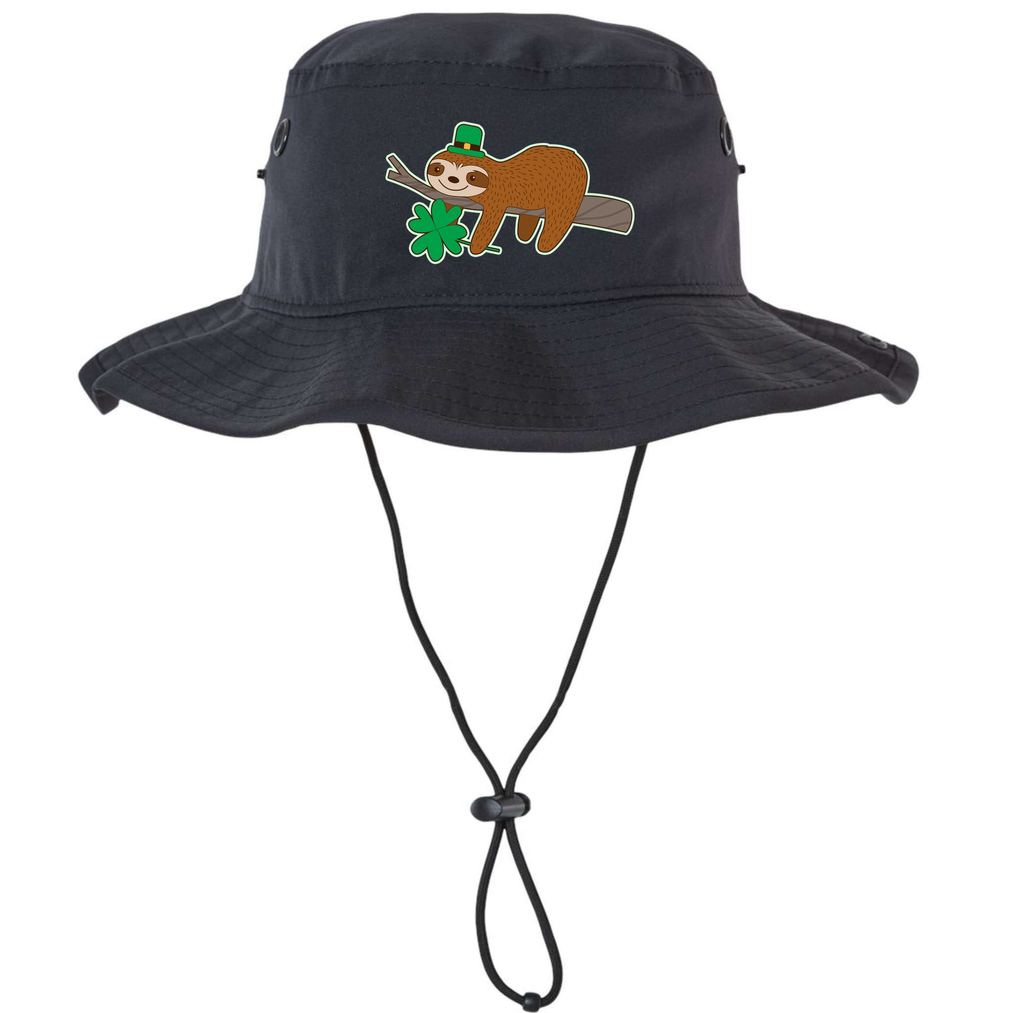 Cute Funny St Patrick's Day Sloth Bucket Hat