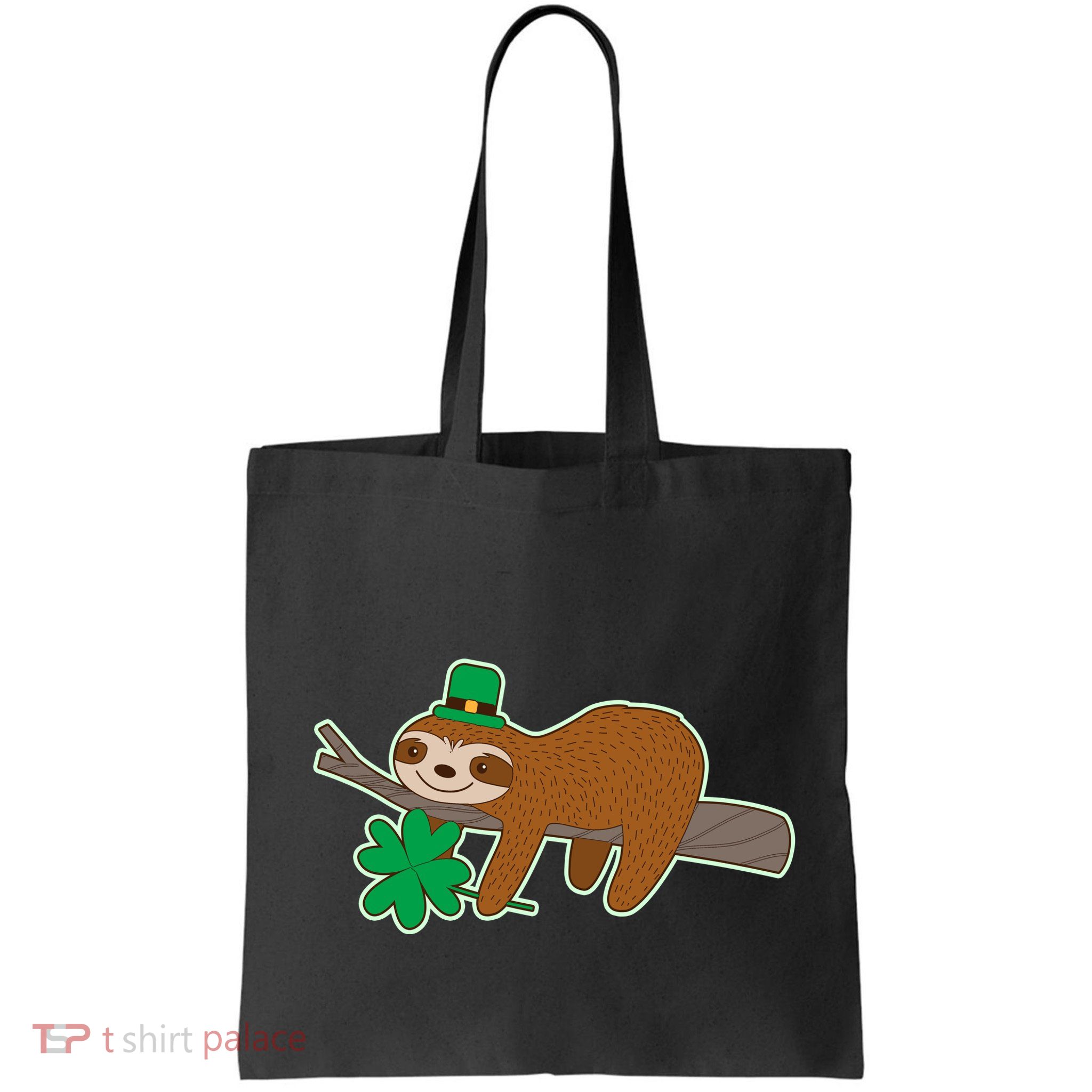 Cute Funny St Patrick's Day Sloth Bag