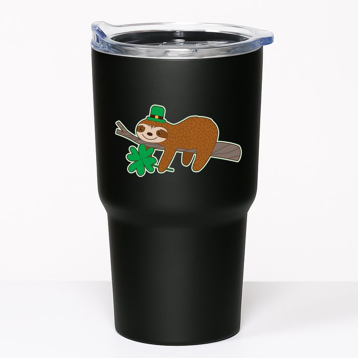 Cute Funny St Patrick's Day Sloth Tumbler