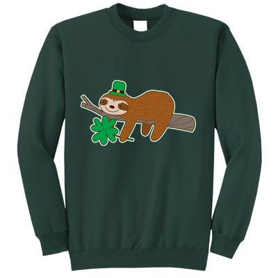 Cute Funny St Patrick's Day Sloth Sweatshirt