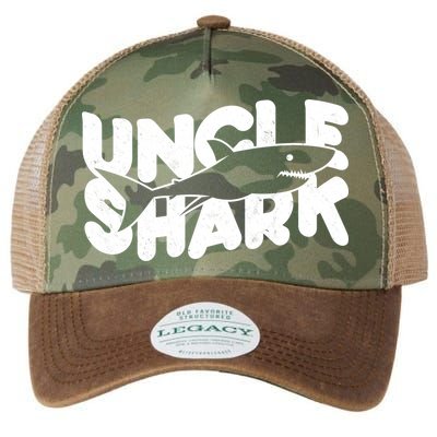 Cute Funny Uncle Shark Legacy Tie Dye Trucker Hat