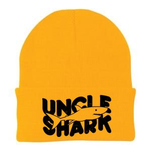 Cute Funny Uncle Shark Knit Cap Winter Beanie