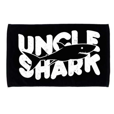 Cute Funny Uncle Shark Microfiber Hand Towel