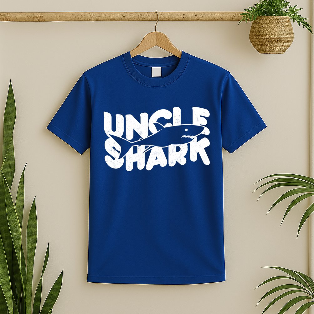 Cute Funny Uncle Shark T-Shirt