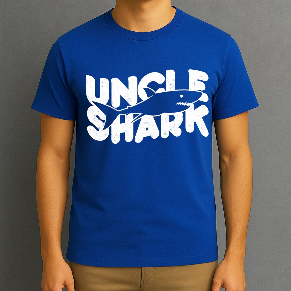 Cute Funny Uncle Shark T-Shirt