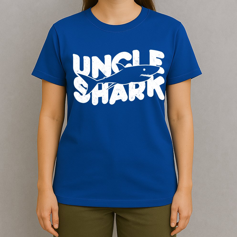 Cute Funny Uncle Shark T-Shirt