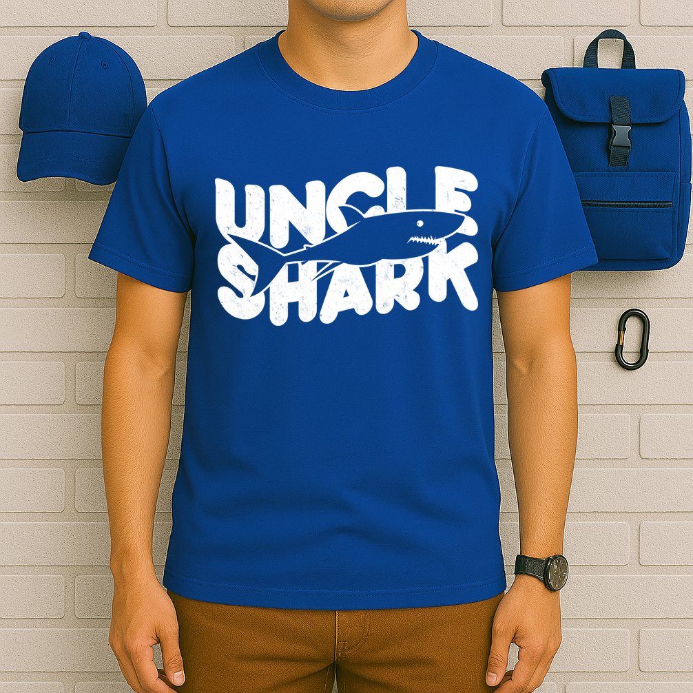Cute Funny Uncle Shark T-Shirt