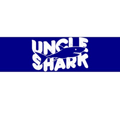 Cute Funny Uncle Shark Bumper Sticker