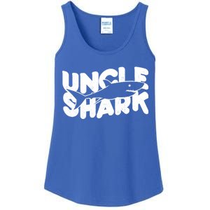 Cute Funny Uncle Shark Ladies Essential Tank