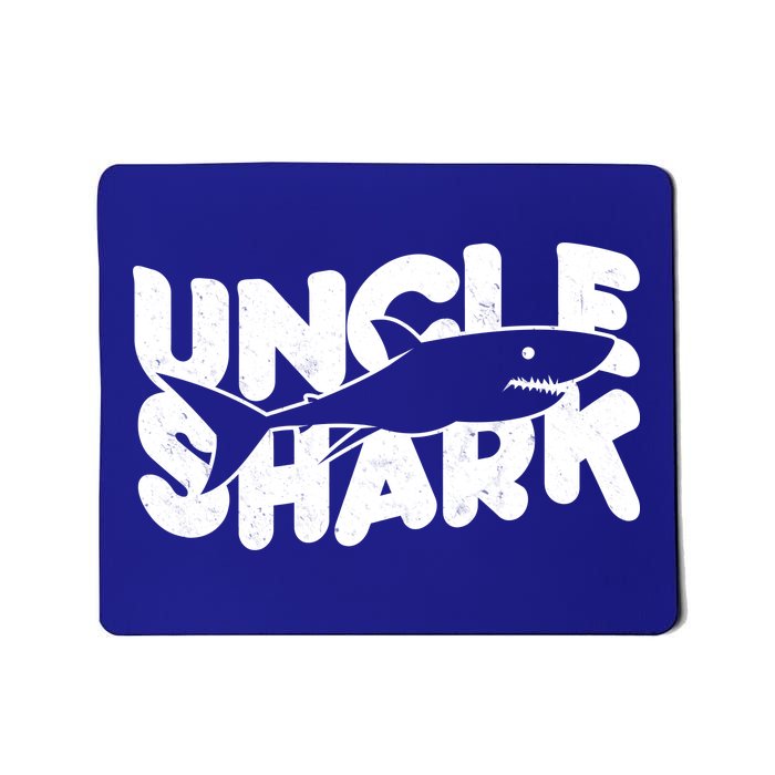 Cute Funny Uncle Shark Mousepad