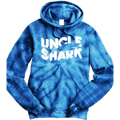 Cute Funny Uncle Shark Tie Dye Hoodie