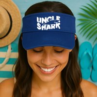 Cute Funny Uncle Shark Visor
