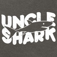 Cute Funny Uncle Shark Cotton Canvas Backpack