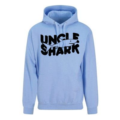 Cute Funny Uncle Shark Unisex Surf Hoodie