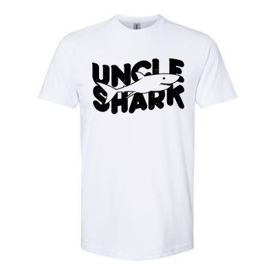 Cute Funny Uncle Shark Softstyle® CVC T-Shirt