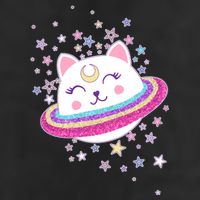 Cute Galaxy Saturn Cat  Adult Drive Performance Visor