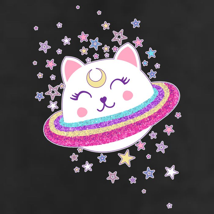 Cute Galaxy Saturn Cat  Adult Drive Performance Visor