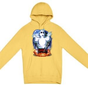 Cute Ghost Halloween Premium Pullover Hoodie