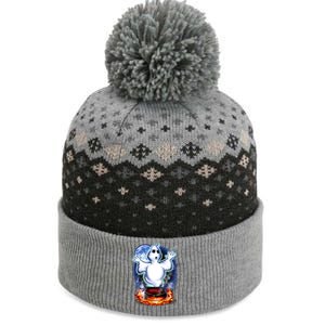 Cute Ghost Halloween The Baniff Cuffed Pom Beanie