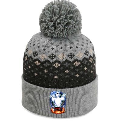 Cute Ghost Halloween The Baniff Cuffed Pom Beanie