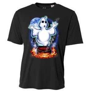 Cute Ghost Halloween Cooling Performance Crew T-Shirt