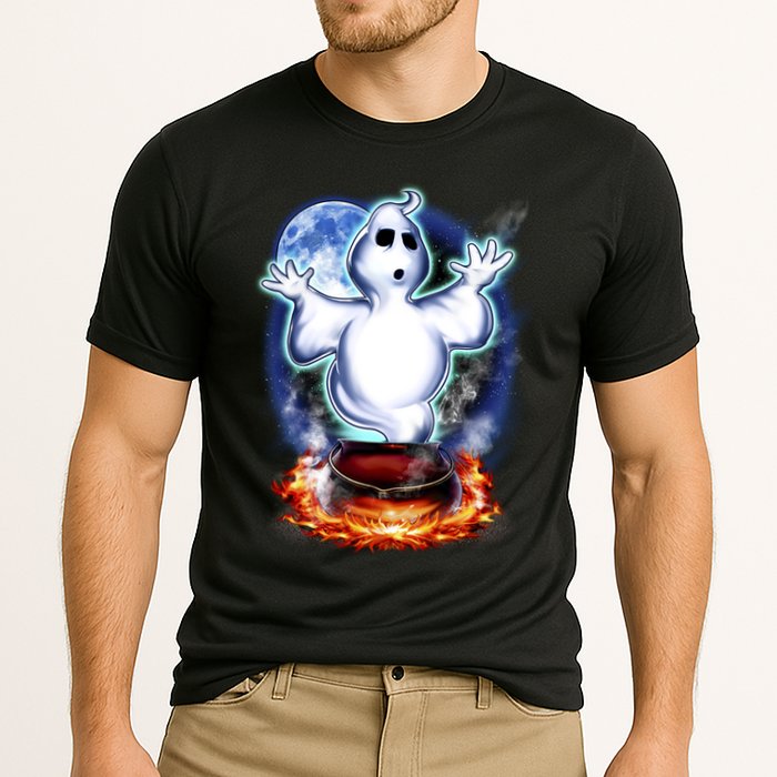 Cute Ghost Halloween Cooling Performance Crew T-Shirt
