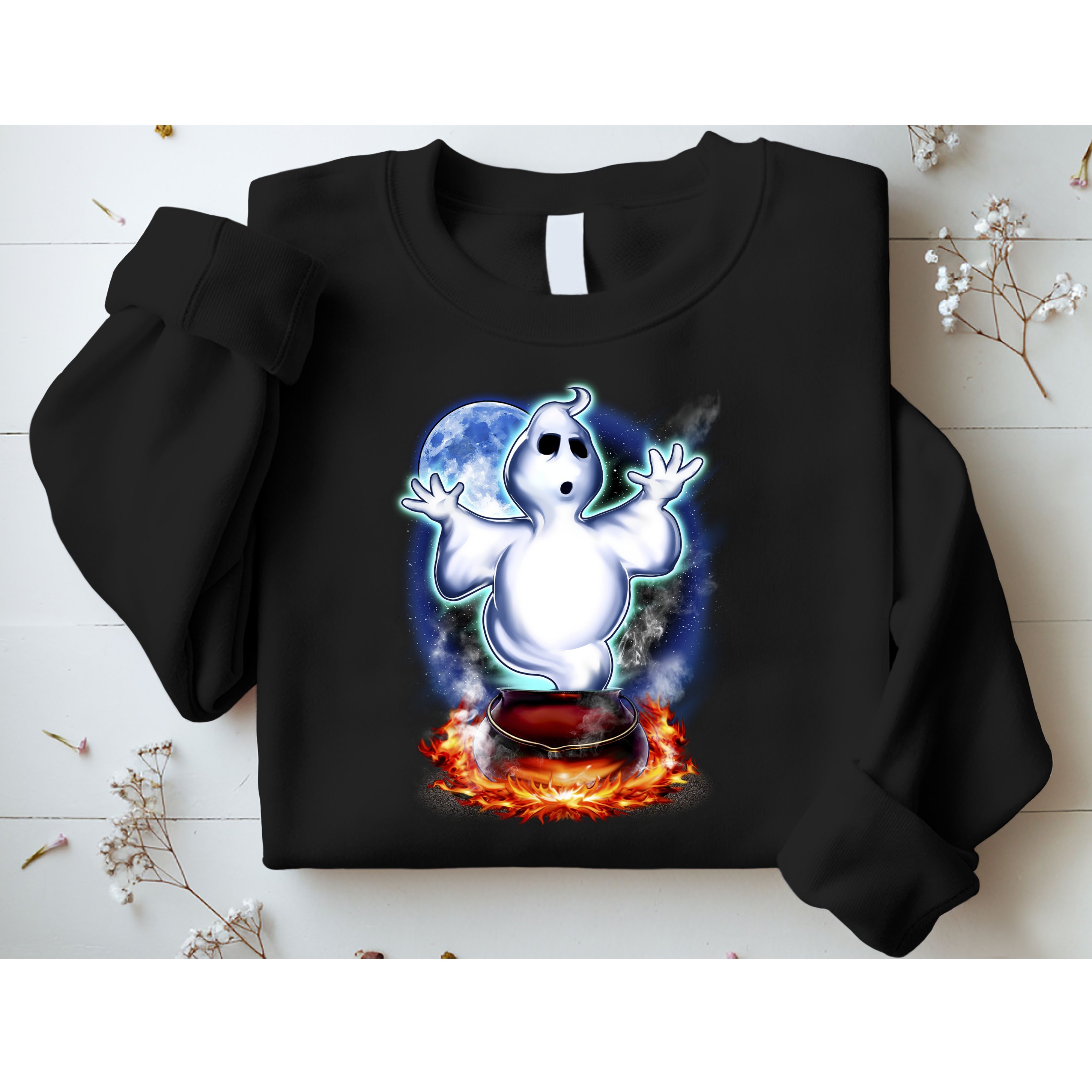 Cute Ghost Halloween Sweatshirt