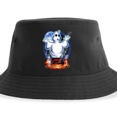 Cute Ghost Halloween Sustainable Bucket Hat