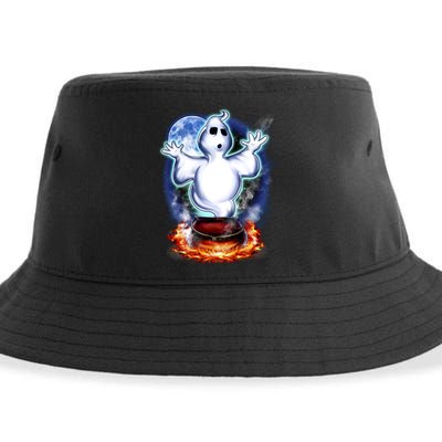 Cute Ghost Halloween Sustainable Bucket Hat