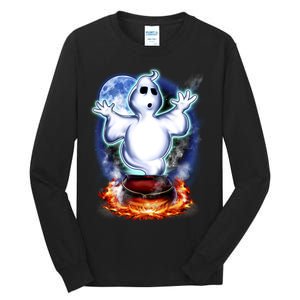 Cute Ghost Halloween Tall Long Sleeve T-Shirt