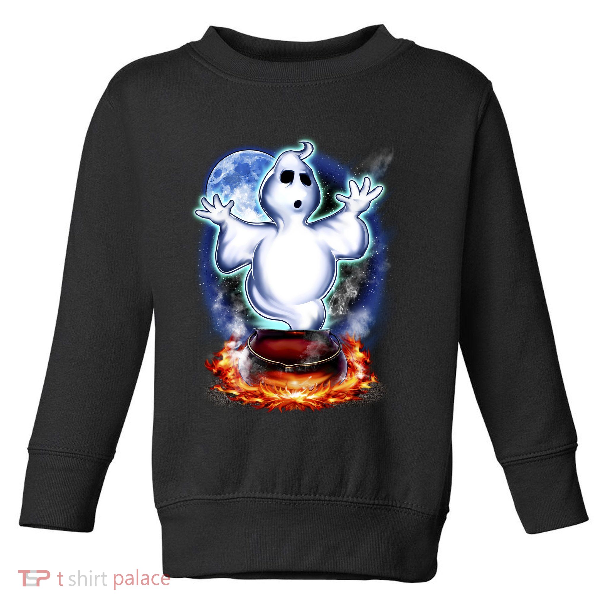 Cute Ghost Halloween Toddler Sweatshirt