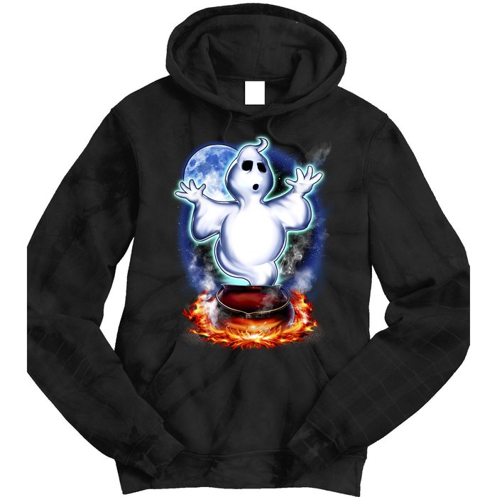 Cute Ghost Halloween Tie Dye Hoodie