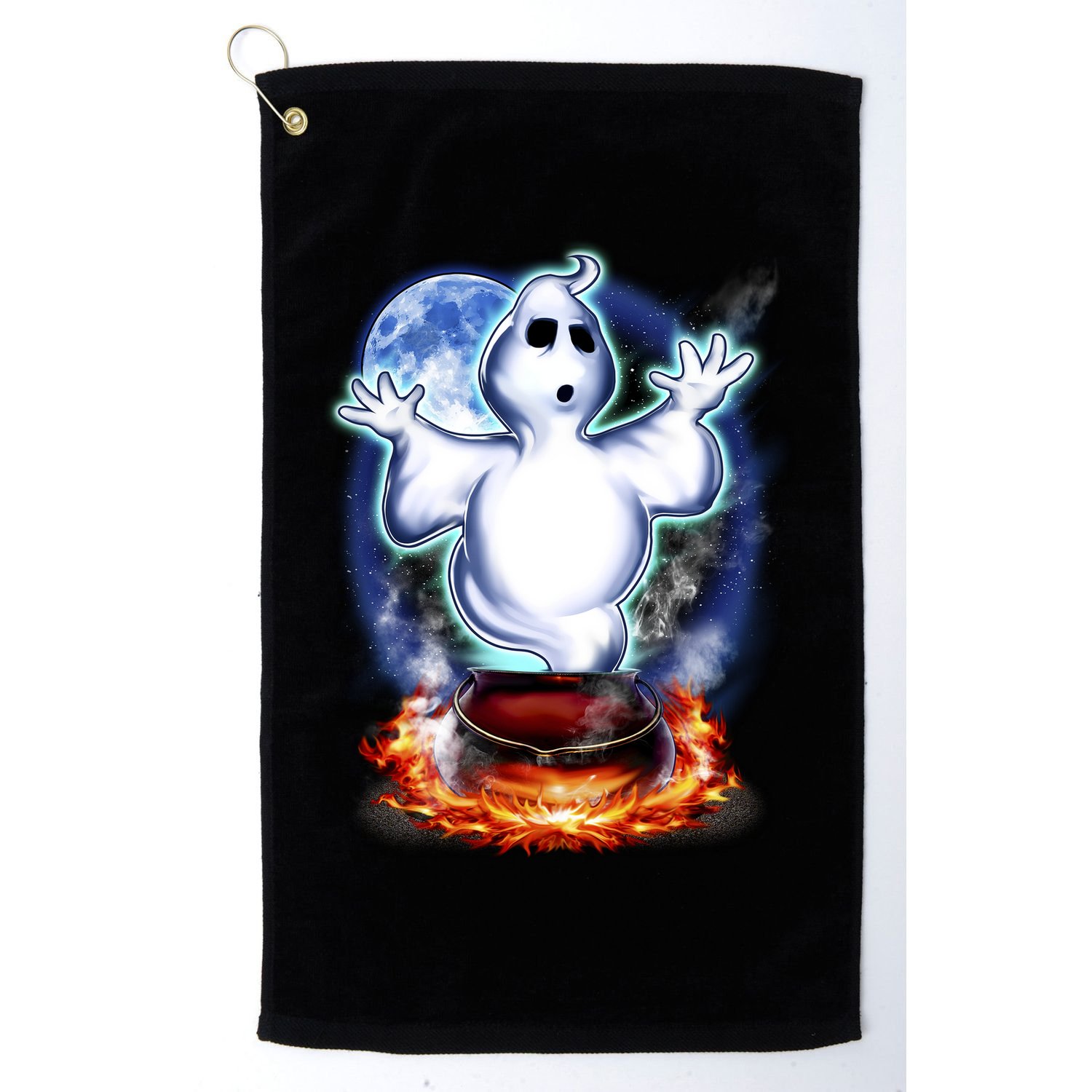 Cute Ghost Halloween Golf Towel