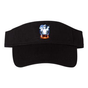 Cute Ghost Halloween Valucap Bio-Washed Visor