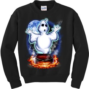 Cute Ghost Halloween Kids Sweatshirt