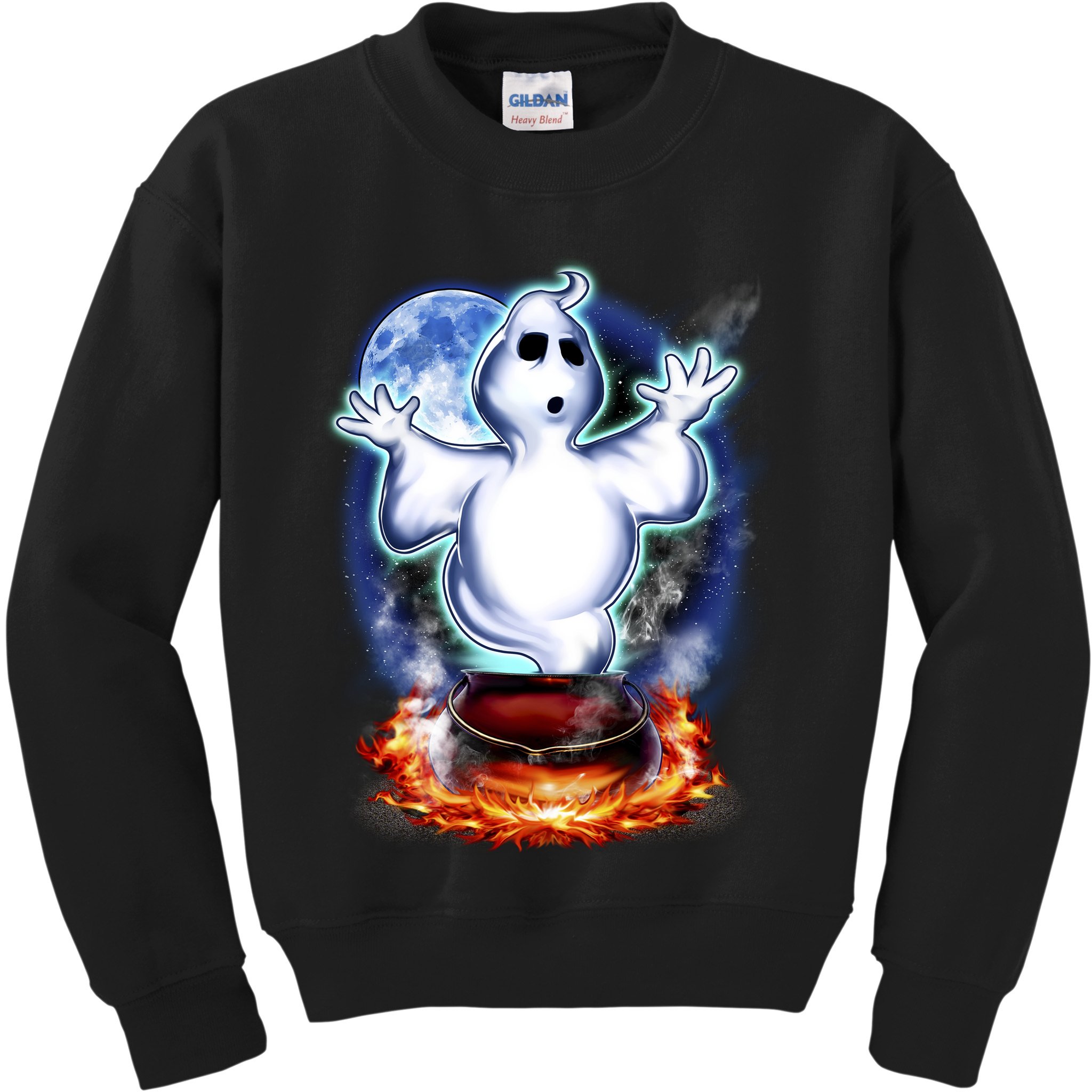Cute Ghost Halloween Kids Sweatshirt