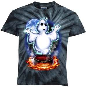 Cute Ghost Halloween Kids Tie-Dye T-Shirt