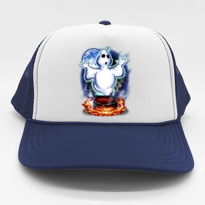 Cute Ghost Halloween Trucker Hat