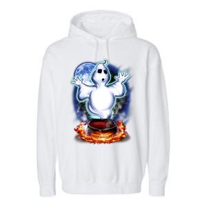 Cute Ghost Halloween Garment-Dyed Fleece Hoodie