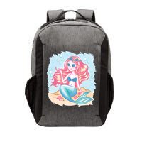 Cute Girl Mermaid Vector Backpack
