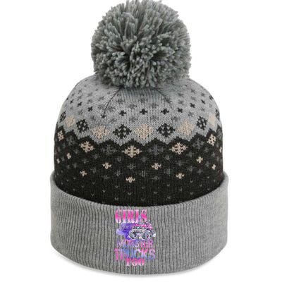 Cute Girls Like Monster Trucks Too Awesome The Baniff Cuffed Pom Beanie