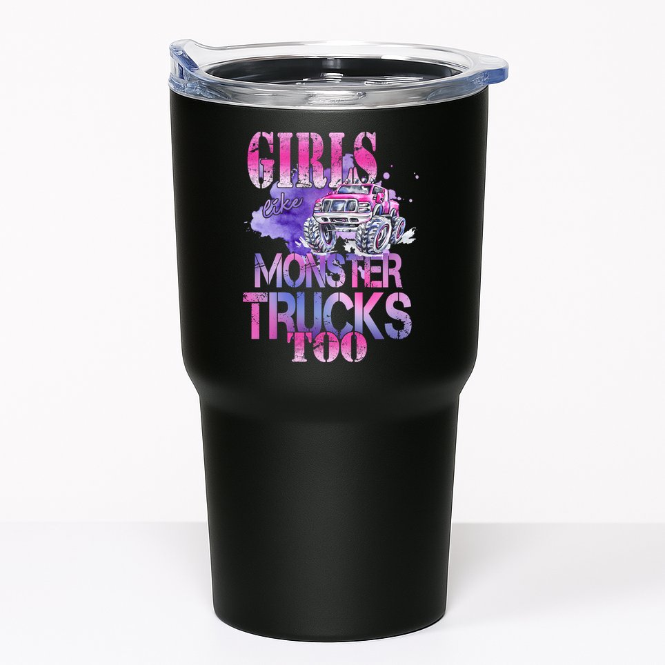 Cute Girls Like Monster Trucks Too Awesome Tumbler