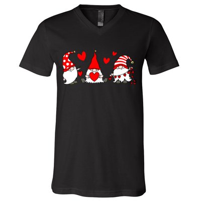 Cute Gnomes V-Neck T-Shirt