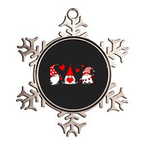 Cute Gnomes Metallic Star Ornament