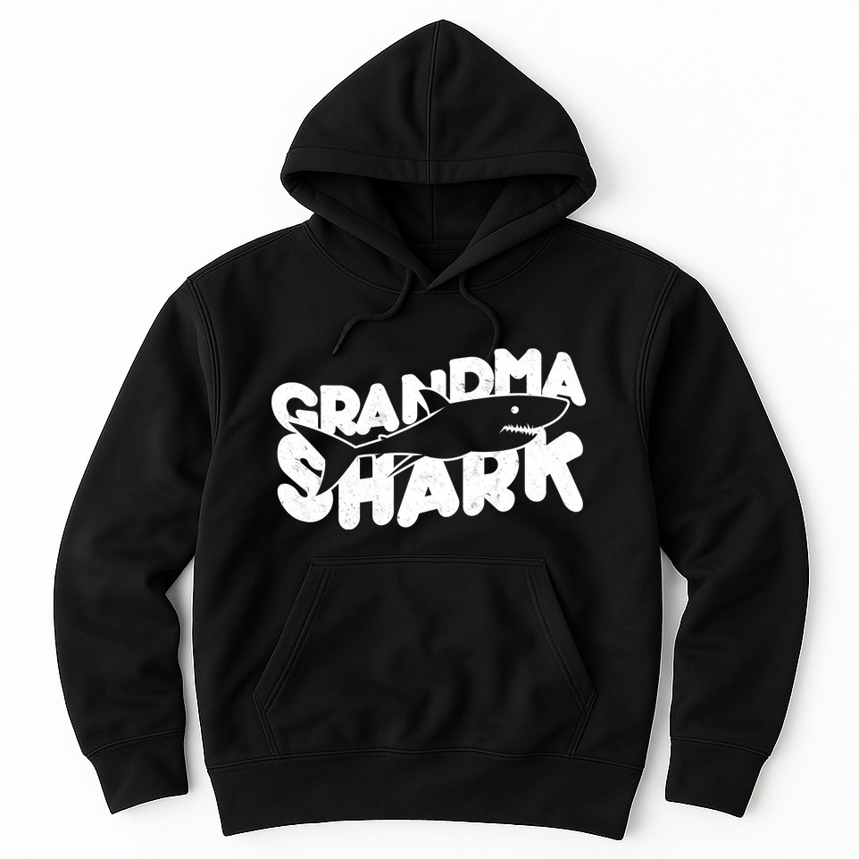 Cute Grandma Shark Hoodie