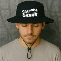 Cute Grandma Shark Bucket Hat