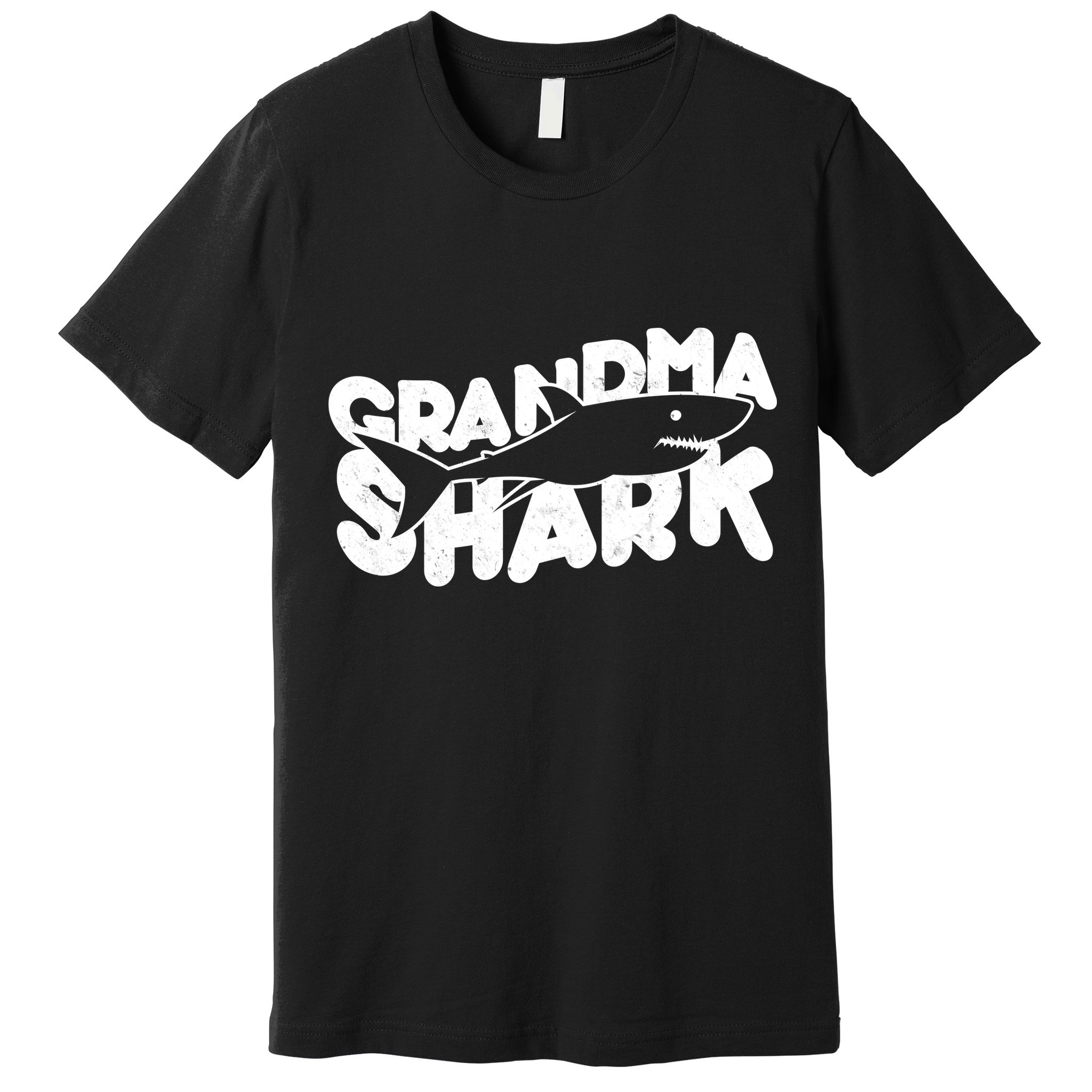 Cute Grandma Shark Premium T-Shirt